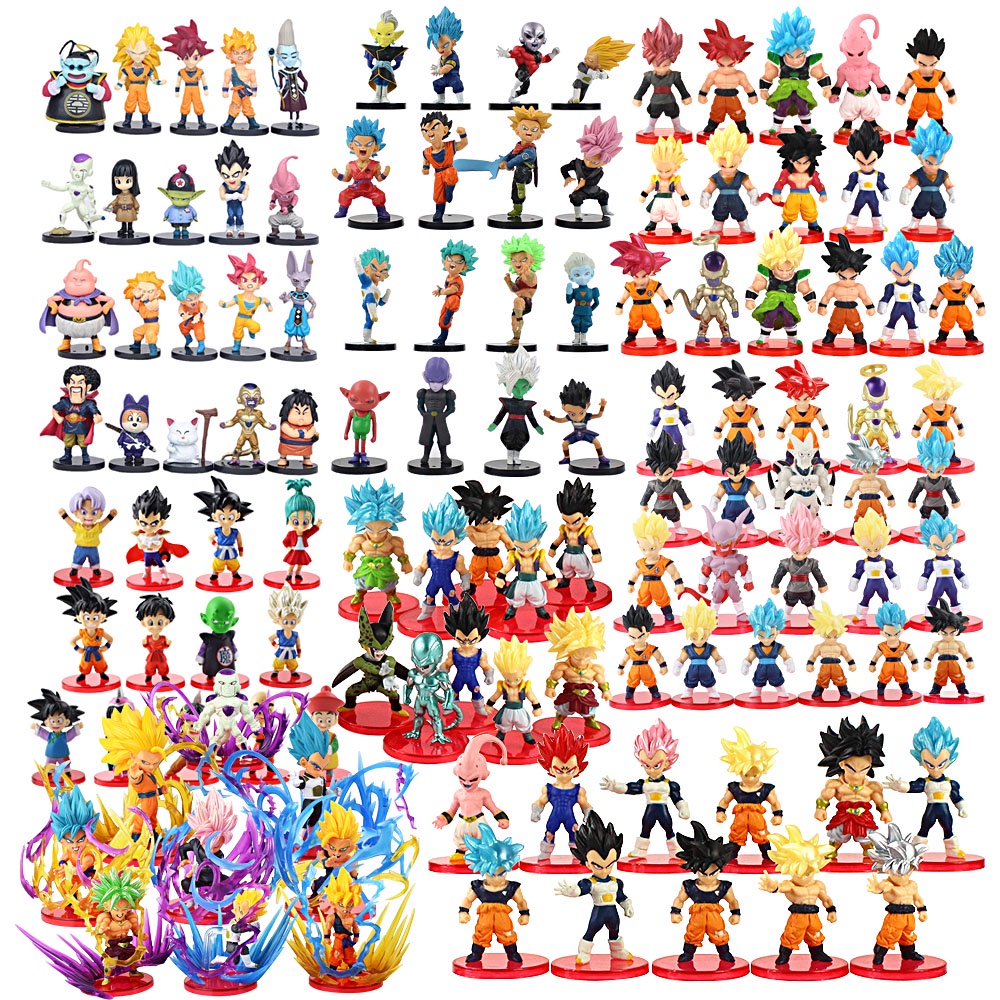 Spot Goods 】 Anime Dragon Ball Z Son Goku Kakarotto Vegeta Trunks Majin ...