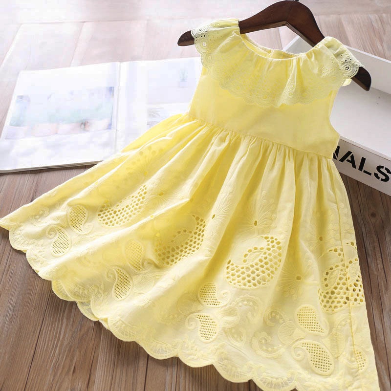 Vestidos amarillo para online niñas