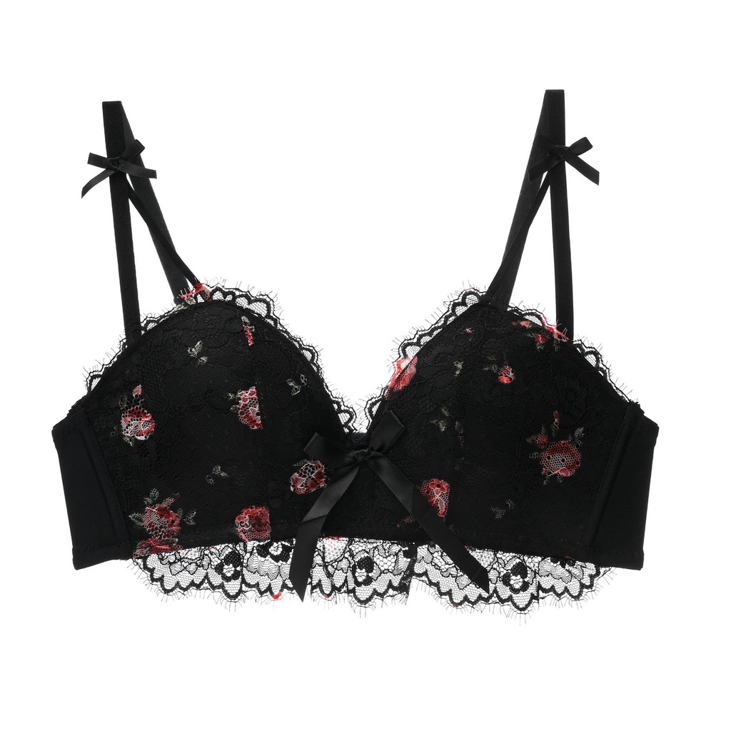 TWINSET Brasier De Encaje Con Aro | Negro | MX