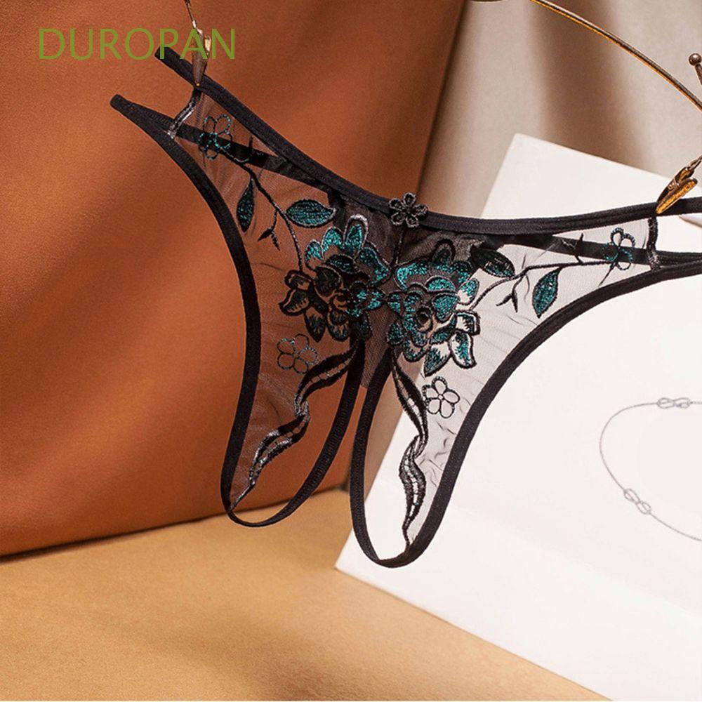 duropan sex tangas y g strings bragas mujeres sin entrepierna abierta entrepierna transparente lencer a baja cintura ropa interior multicolor