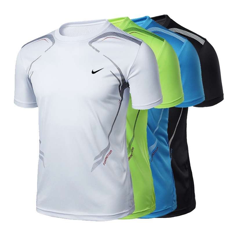 Nike Hombres Running Camisetas De Secado Rapido De Compresion Camiseta De Futbol Fitness De Los Jersey Ropa Deportiva Shopee Colombia