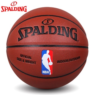Spalding - Balón oficial de baloncesto (talla 6, 7 hombres), color naranja