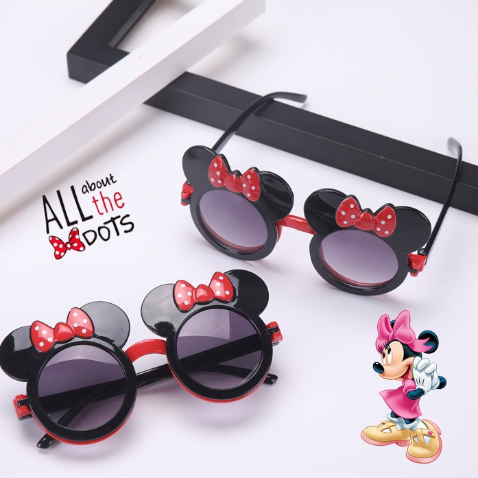 Mickey Minnie Mouse Flip Up Gafas De Sol Para Ninos Lunares Shopee Colombia