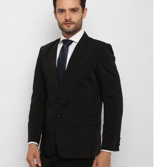 Traje discount negro formal