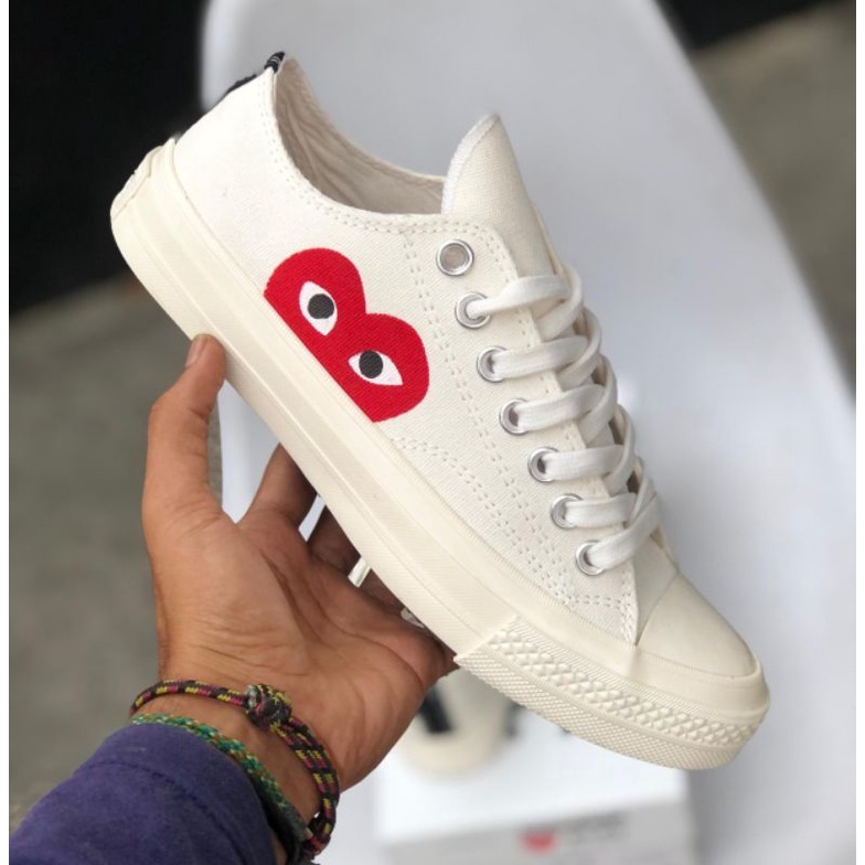 Converse CDG Play Ox Zapatillas Zapatos Ultimos Modelos Hombres Mujeres De Viaje