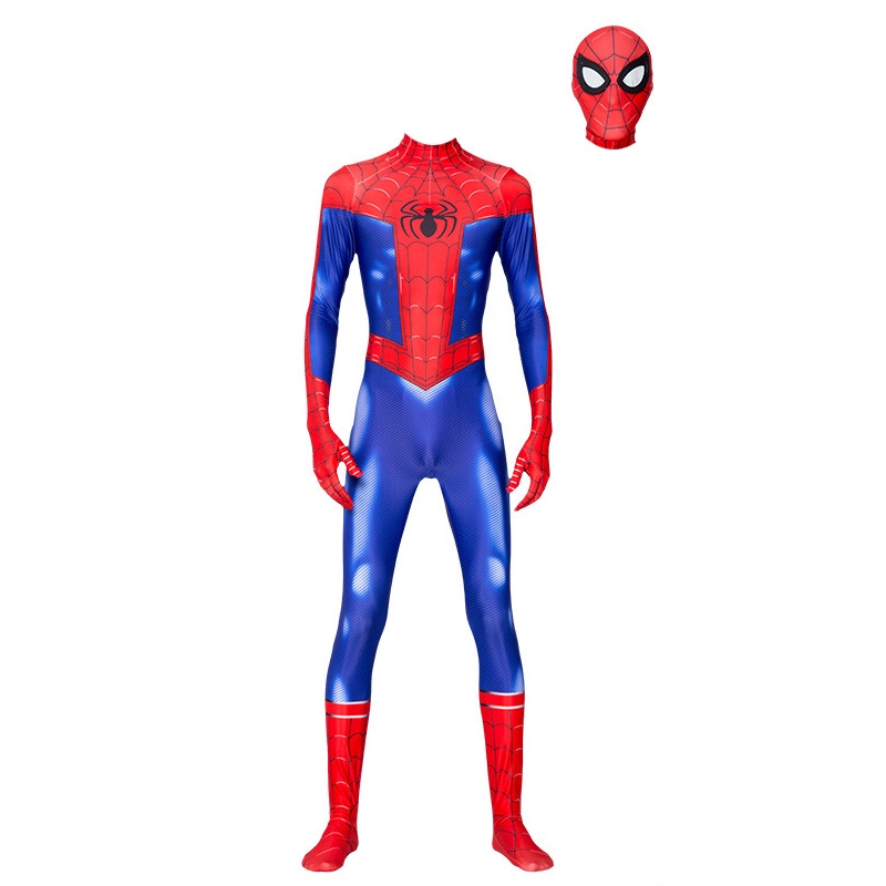 Traje Elástico De Spiderman Para Cosplay Y Juegos De Rol Shopee Colombia