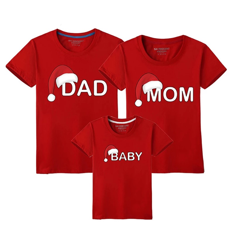 Navidad Pap Mam Beb Camiseta Ropa Para La Familia A Juego