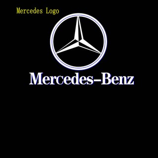 2x Puerta del coche Led Logo Luz del proyector para Mercedes Benz