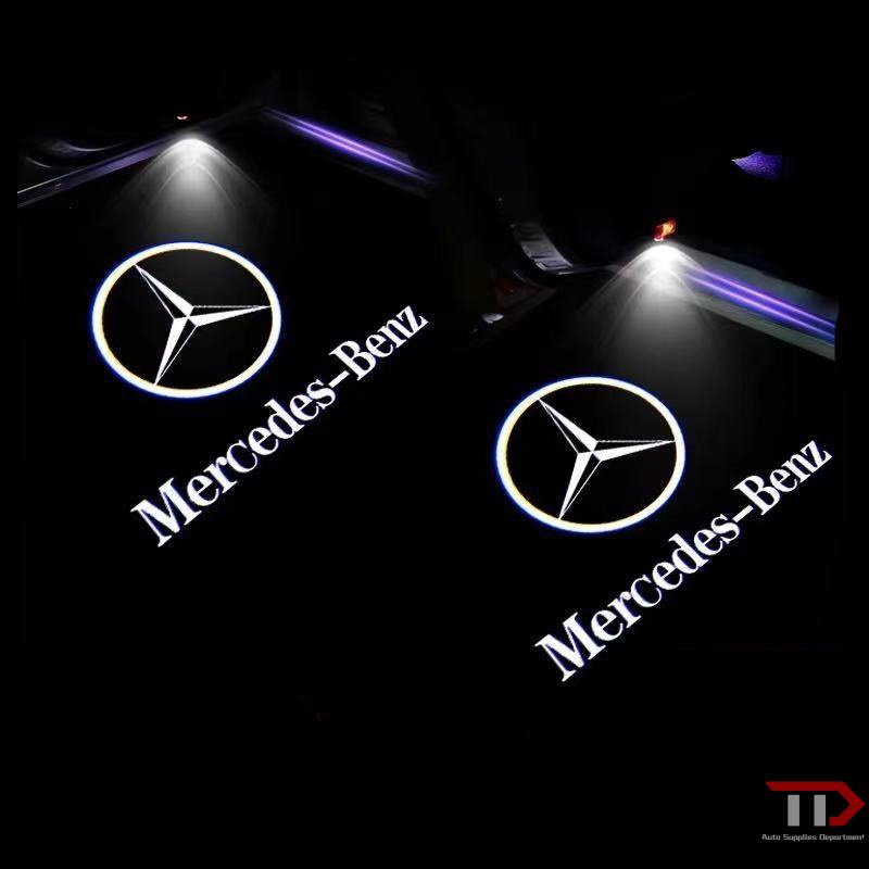 2 X Puerta Láser Cortesía De Luz Led Para Mercedes-benz W166