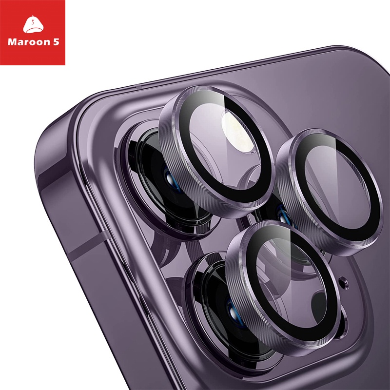 4 x Protector Pantalla Vidrio Templado para Lente de Camara iPhone 12 Pro  Max