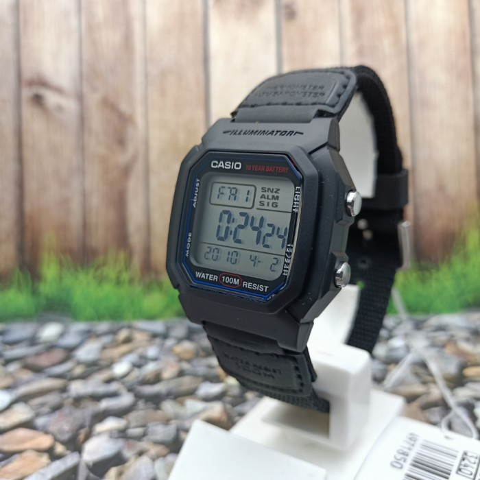 Reloj Casio W-800H-1AVCF Negro Para Caballero