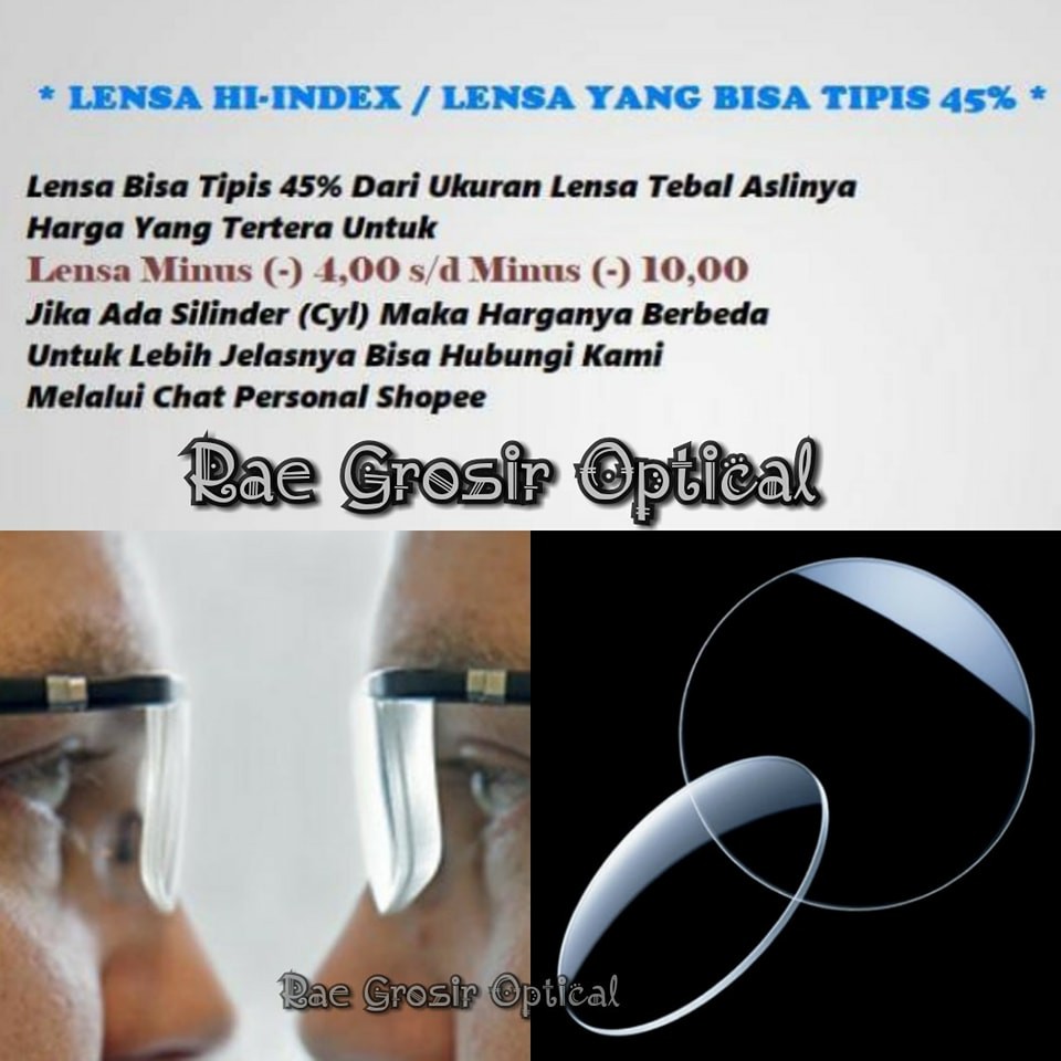 Lentes hi index discount precio