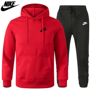 Nike Conjuntos Sudaderas Con Capucha De Los Hombres Mujeres Moda De Manga  Larga De La Marca De Ropa Impreso Casual Streetwear + Pantalones