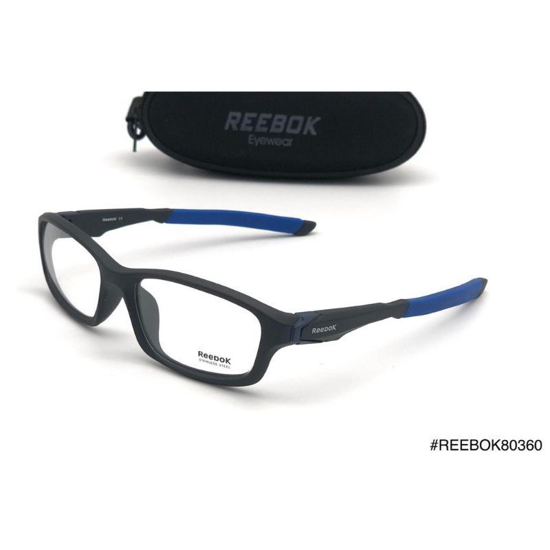 Reebok 80360s monturas de anteojos para hombre negro azul