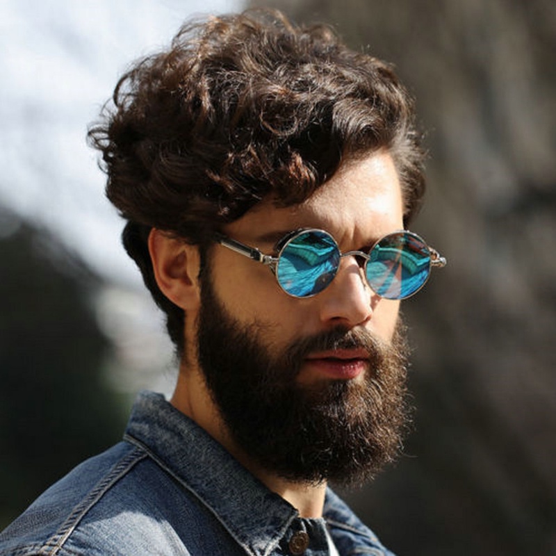 Gafas de punk negras para hombre y mujer