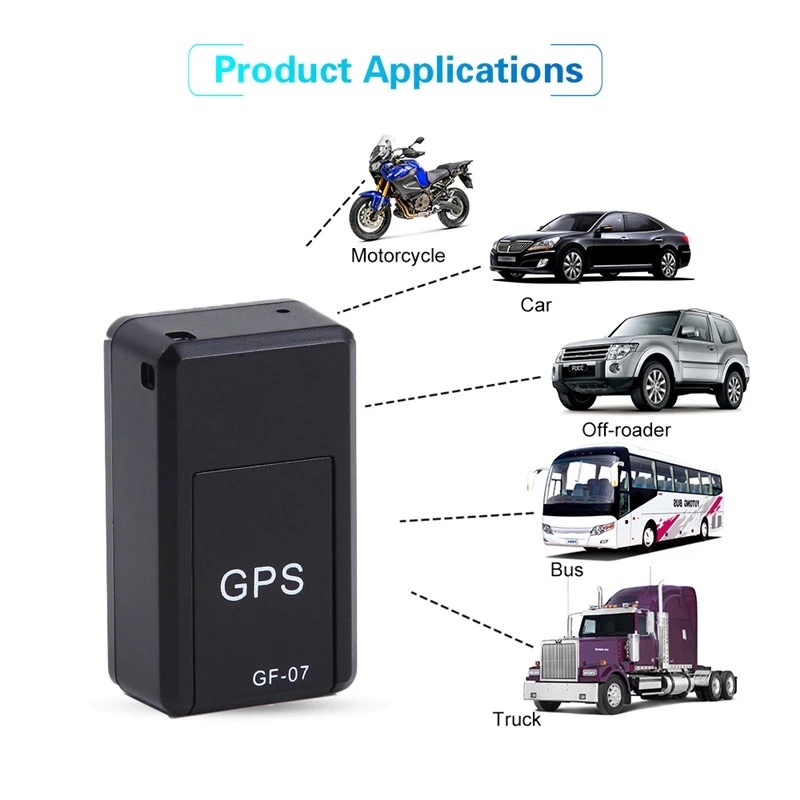 Rastreador GPS magnético GF07, dispositivo de seguimiento en tiempo Real,  localizador GPS magnético, localizador de vehículos | Shopee Colombia