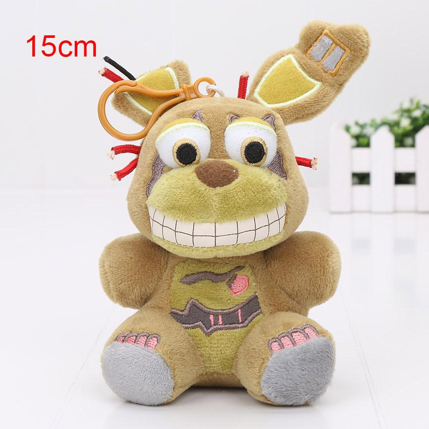 Xinchangda Peluche FNAF – 18 Cm, Coton PP, Personnages Foxy, Chica, Bonnie, Pour Fans De Five Nights
