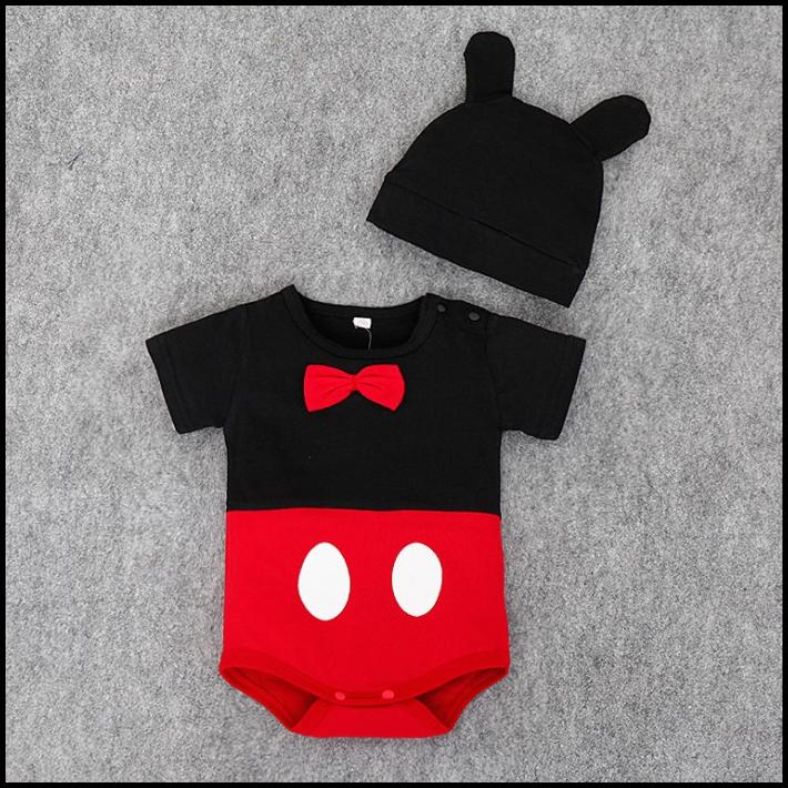 Mameluco de mickey mouse best sale para bebe