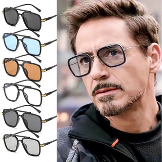 Gafas De Sol para Hombre Casual Lentes Cuadrado Sin Marco Gafas Elegante de  2023