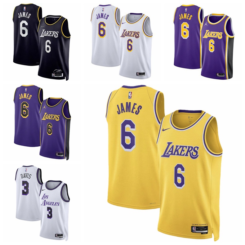 Jersey De Baloncesto Para Ni os 2022 23 NBA Los Angeles Lakers LeBron James LBJ Anthony Davis Camisetas Deportivas Para Ni o