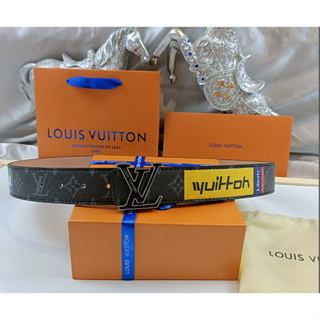Louis Vuitton Impreso Hebilla Automática Negocios Cuero Genuino