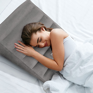 Almohada de cuña para cama, cojín inclinado para dormir de lado