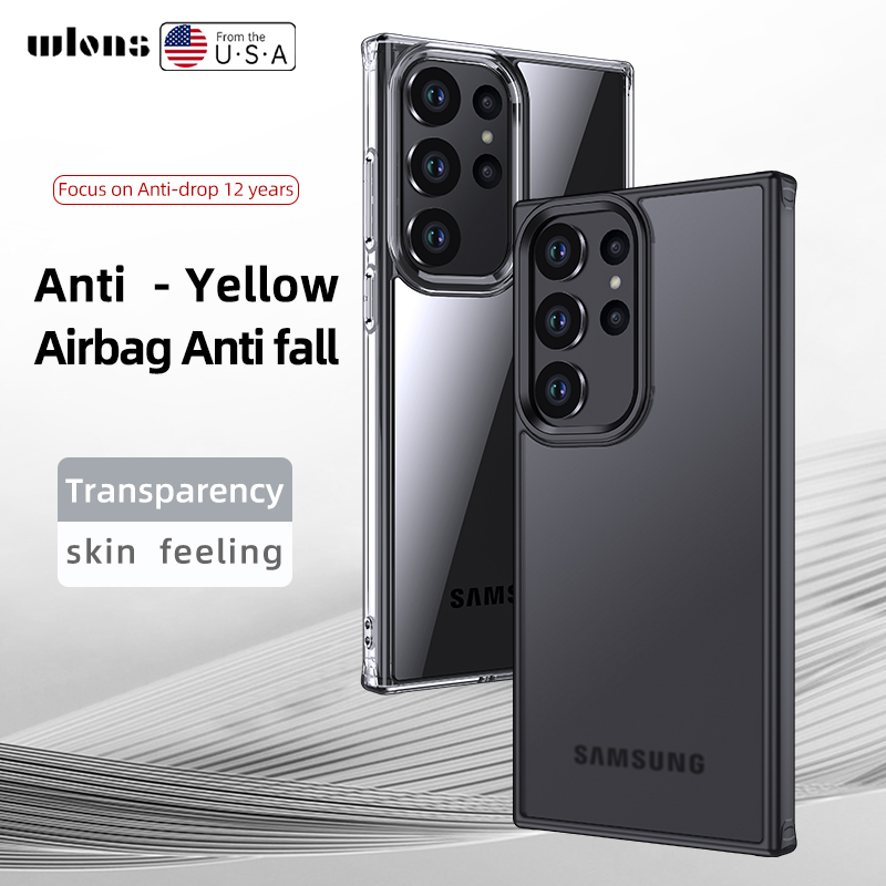 Funda protectora transparente para Samsung Galaxy S23 Ultra a prueba de  golpes