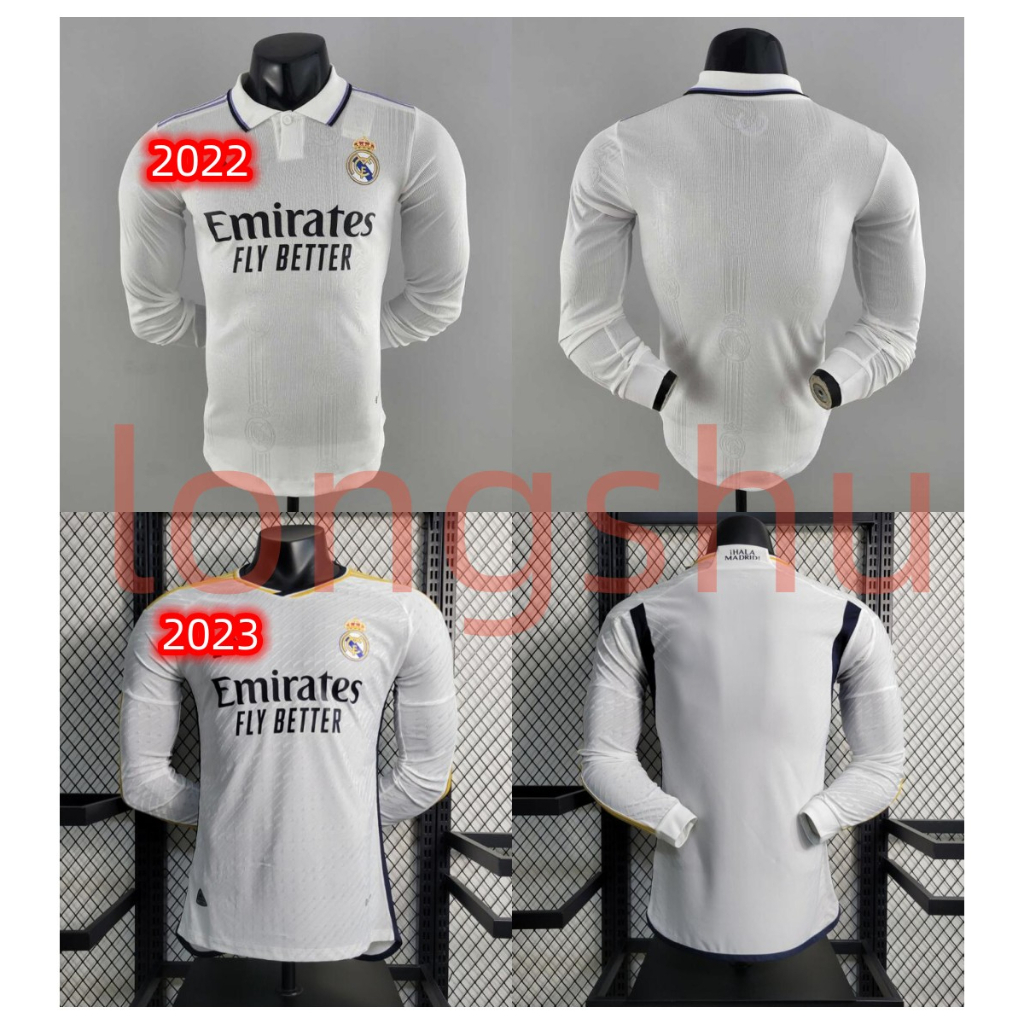 Camiseta Real Madrid 2023-2024 Local – Manga Larga – Camisetas Futbol y  Baloncesto