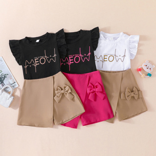 Conjunto De Camiseta Pantalones Casual Ropa Comoda para Niños Pequeños A La  Moda 