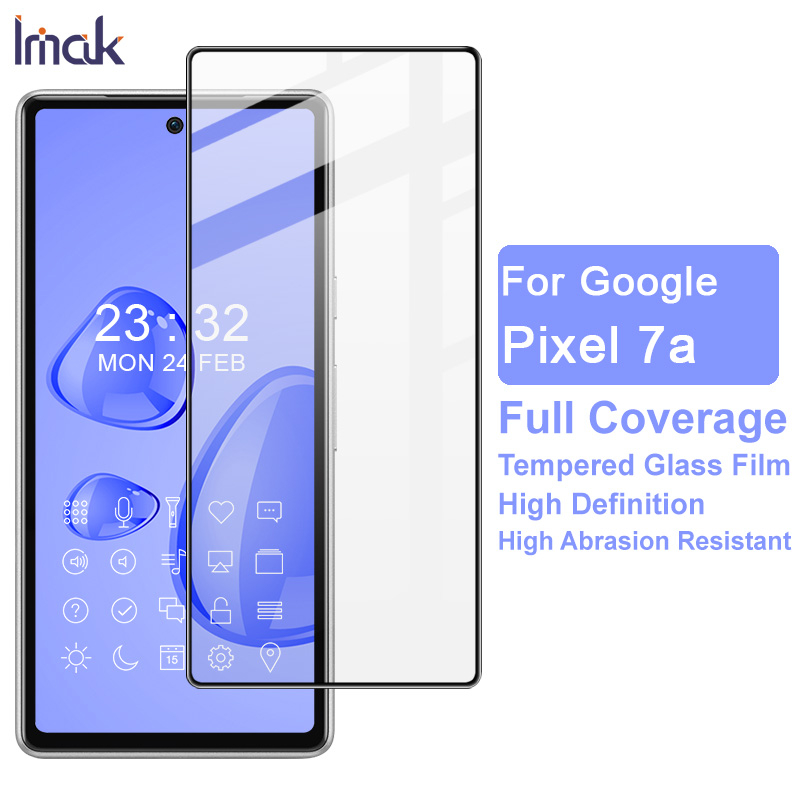 Imak Google Pixel 7A Película De Pantalla De Cobertura Completa De Alta  Calidad Pegamento Completo Protectora