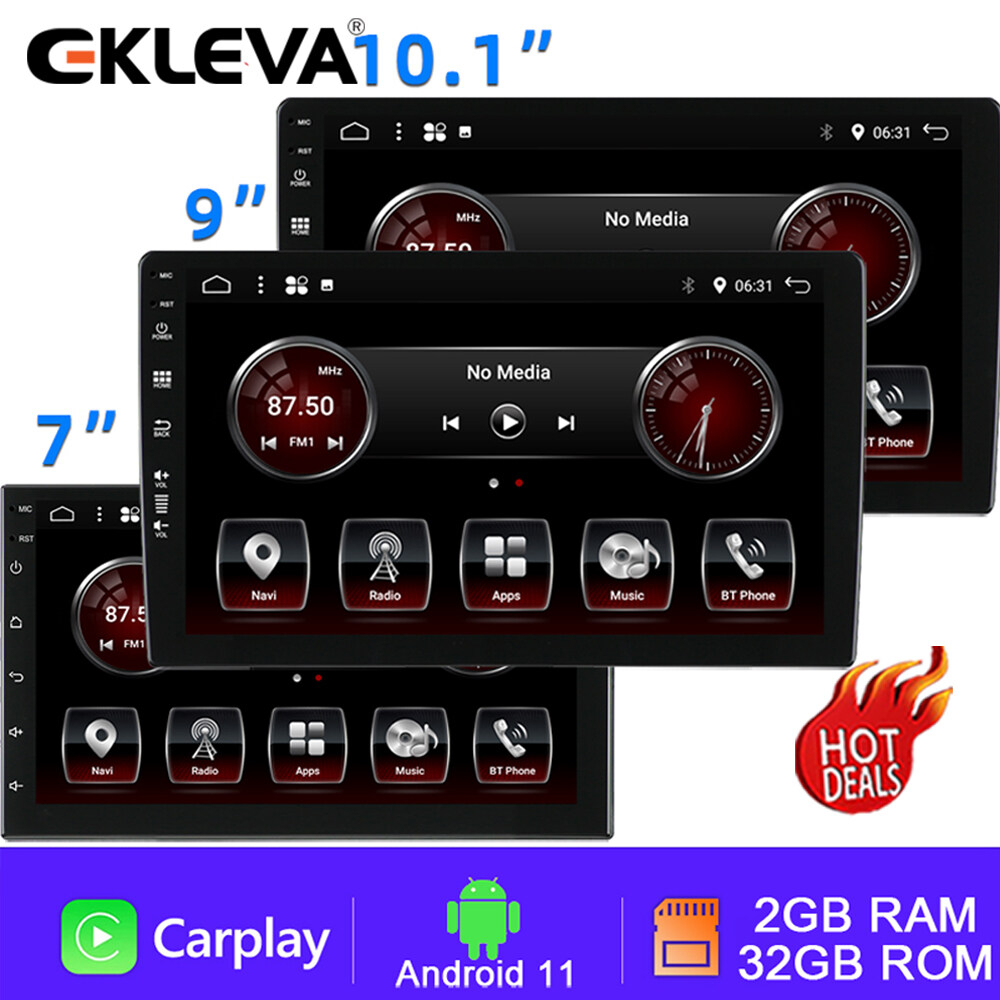 EKLEVA 7 9 10 Pulgadas 2 Din Radio Est reo Autom tico Android 12 Coche 
