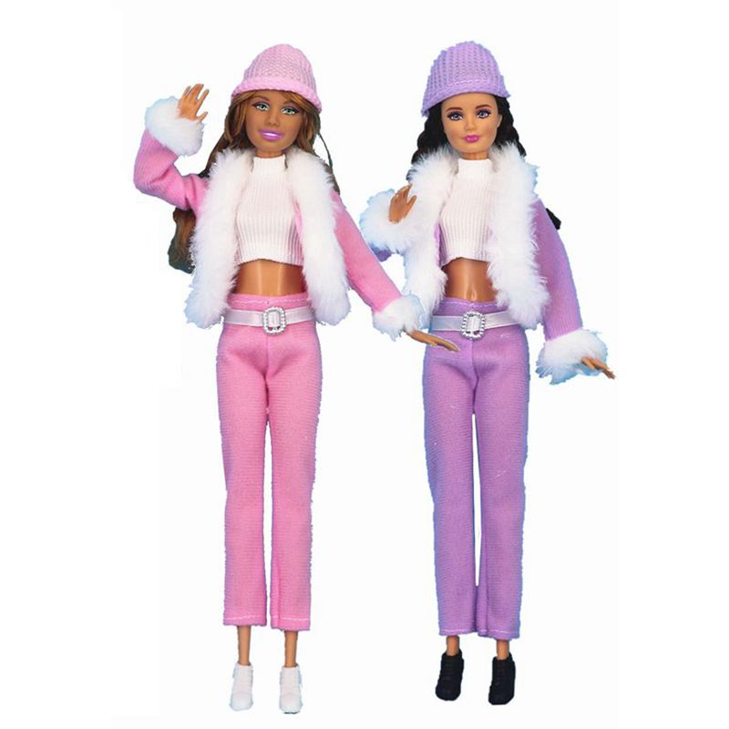 Kawaii Articulos De Moda Ropa De Munecas Invierno Juguetes Para Ninos Accesorios Cosas Para Barbie DIY Regalo De Navidad Shopee Colombia