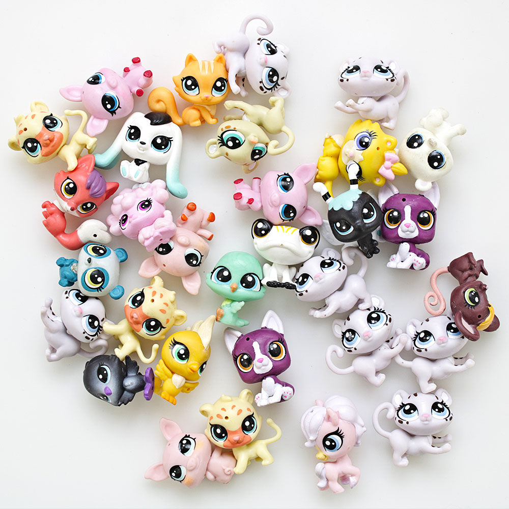 Pack de 13 mini figurines Littlest Pet Shop Rainbow - Autres figurines