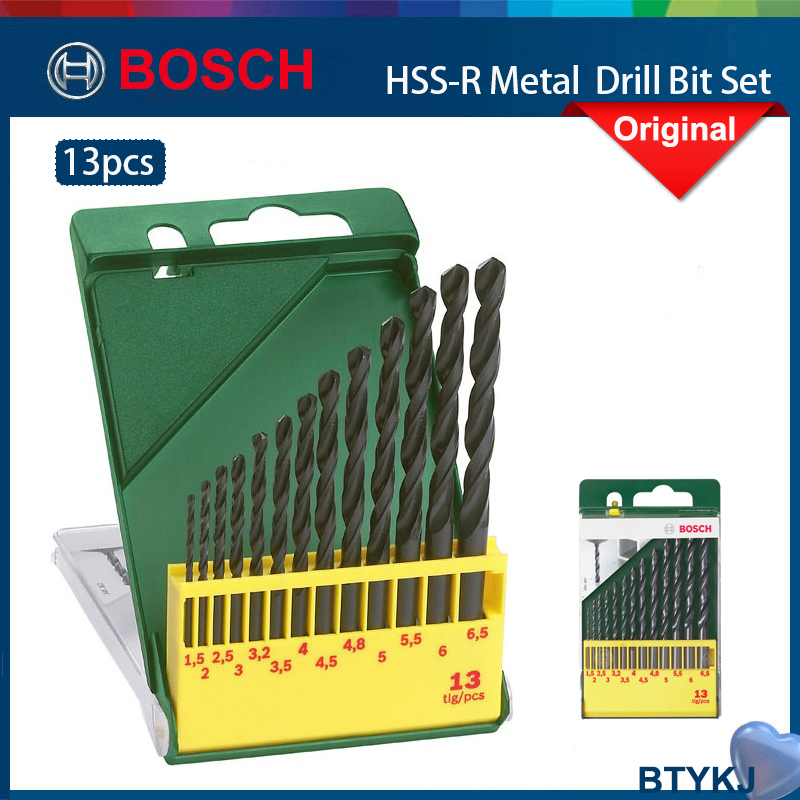 Juego de 10 brocas para metal HSS-R Bosch
