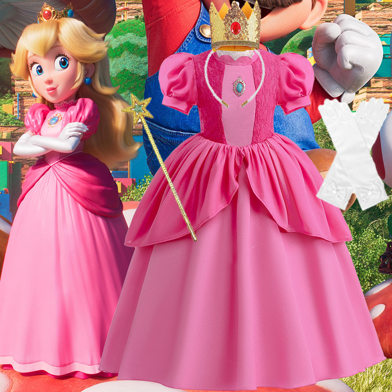 Disfraz Vestido De Princesa Peach Vestido Disfraz Princesa Peach - Main Image