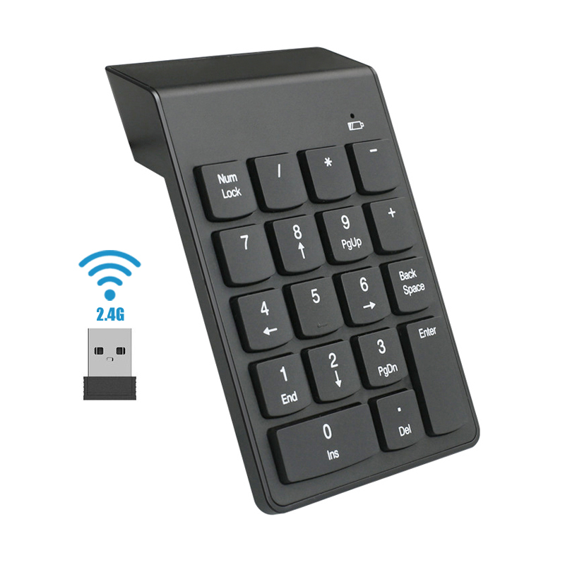 Teclado Numerico Inalambrico De 2 4 Ghz 18 Teclas Portatil Para PC De Escritorio Shopee Colombia