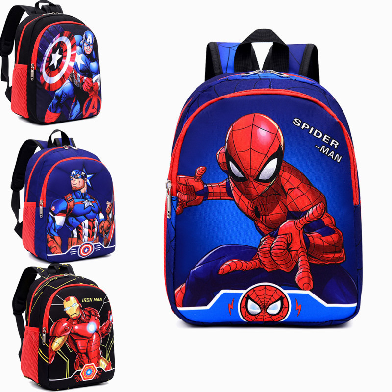 Spiderman - Mini mochila para niños, paquete con mochila de Spiderman de 11  pulgadas más calcomanías de Spidey y sus increíbles amigos, mochila