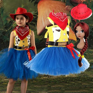 Disfraces de vaquero para niñas, disfraz de Jessie Story, para