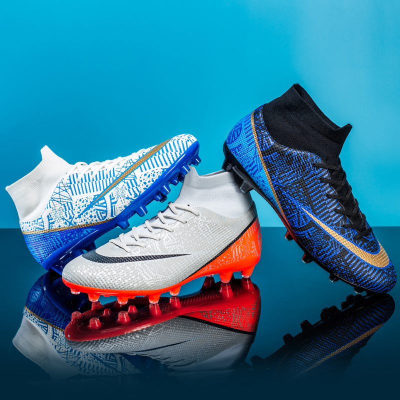 CR7 Mercurial 15 Zapatos De Futbol Calcetines De Alta Calidad Conjunto De Botas Para Ninos Y Adultos FG Shopee Colombia