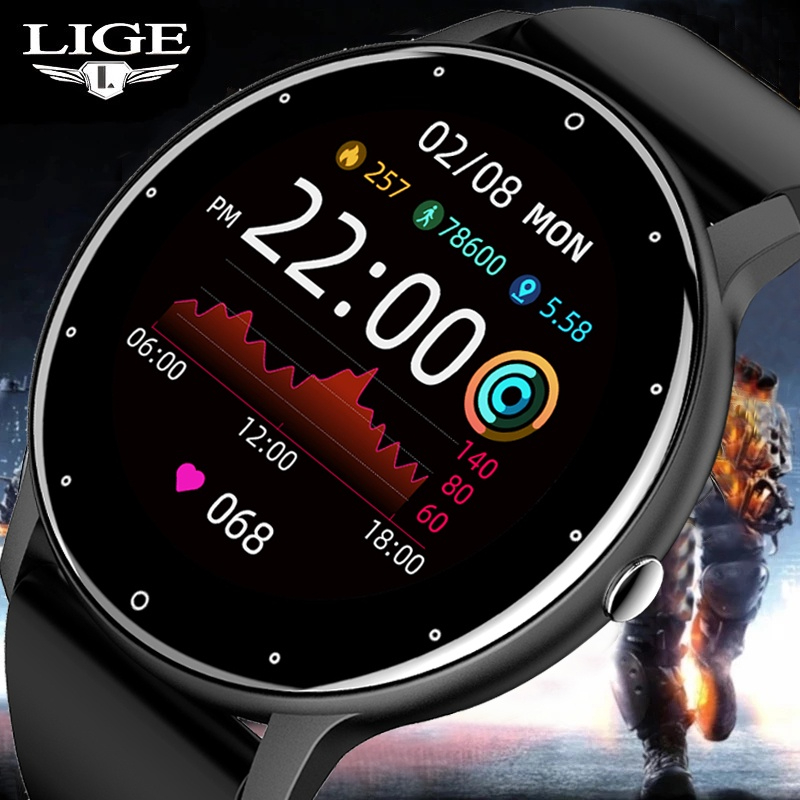 Reloj inteligente Digital LIGE para mujer reloj deportivo