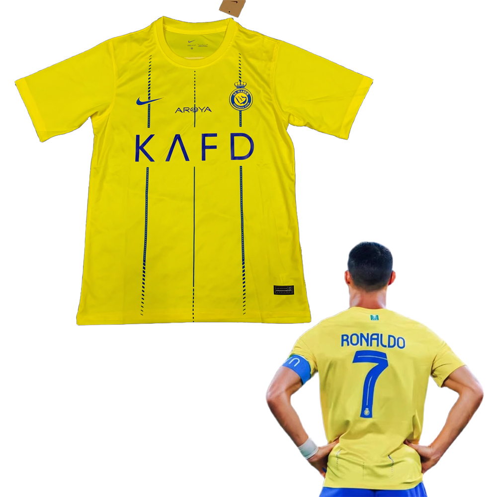 2023-24 Temporada Al-Nassr FC Camiseta De Fútbol En Casa CR7 Cristiano  Ronaldo Camisetas Deportivas