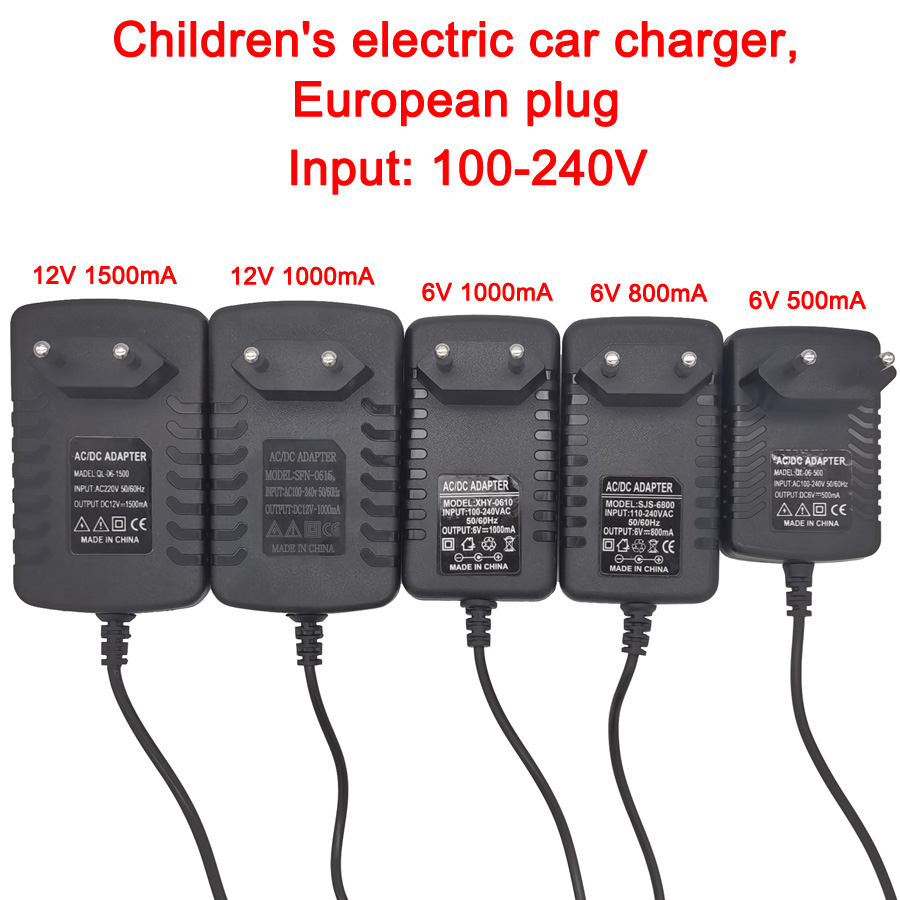 Cargador 12v Para Niños Cargador 12V Para Coches Eléctricos