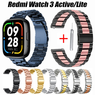 T-BLUER Compatible con Xiaomi Redmi Watch 3 Active Bands, correa de  repuesto de cuero para pulsera con marco de metal para Redmi Watch 3 Active  – Yaxa Colombia