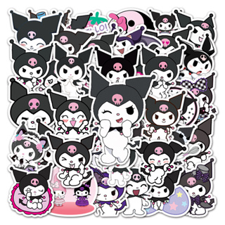 50PCS Nuevo Sanrio Pegatinas Hello Kitty Kuromi Mi Melodía Lindo Para Las  Niñas Laptop Piel Kawaii Calcomanía