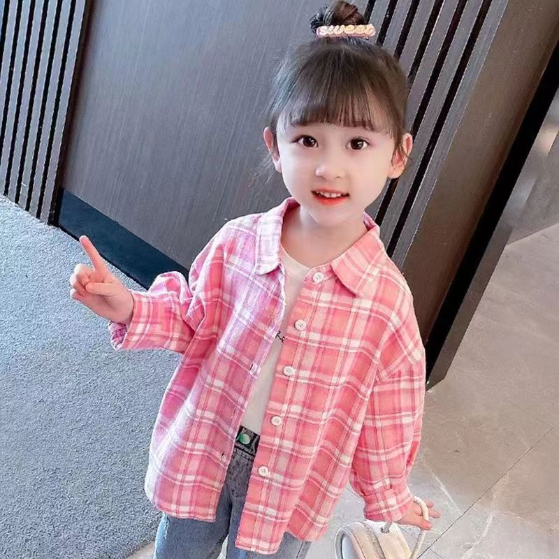 Rosa Camisa A Cuadros Para Bebe Camisa Carter's De Vestir Para Niño