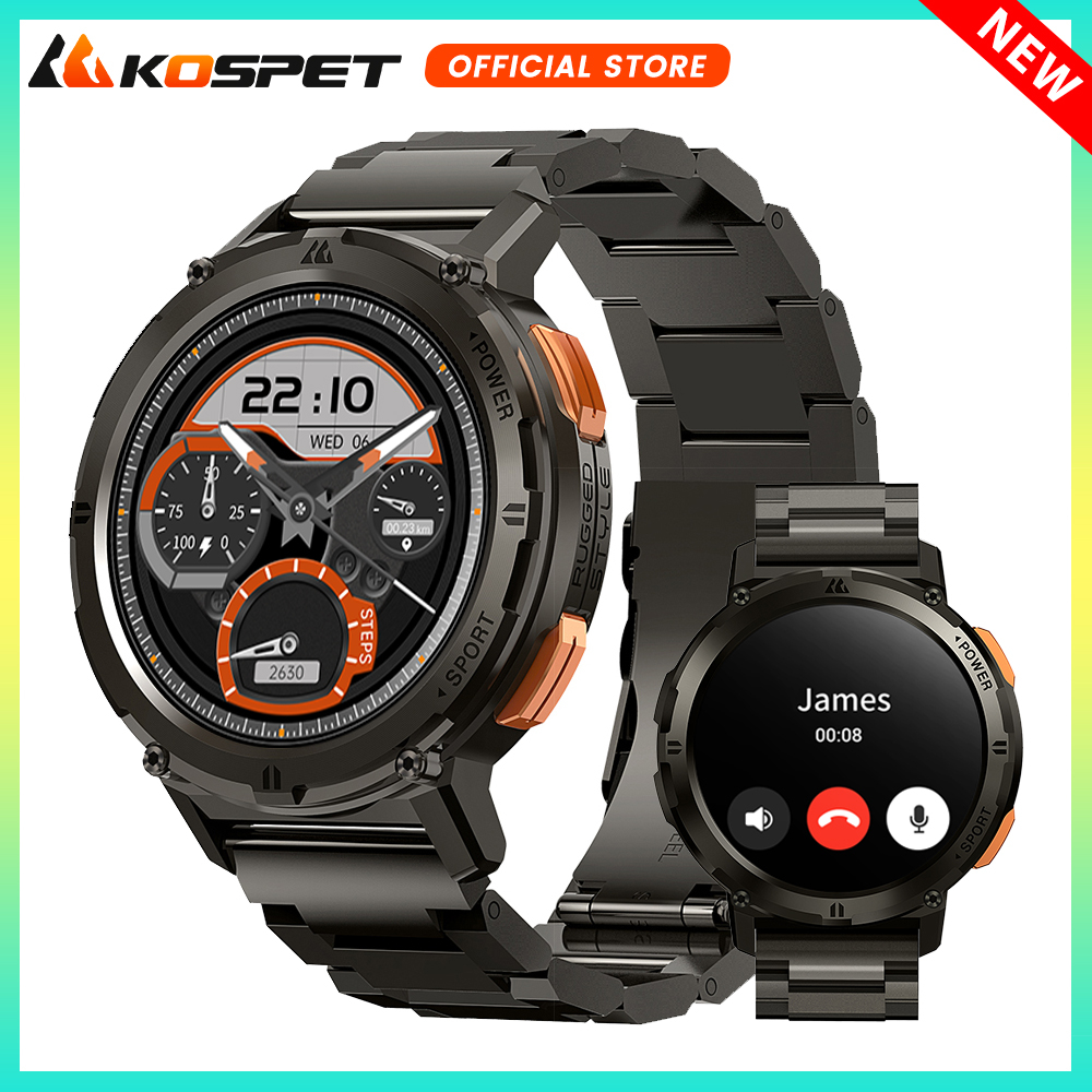 2023 Nuevo KOSPET TANK T2 Ultra Fitness Smartwatch Hombres Militar ...
