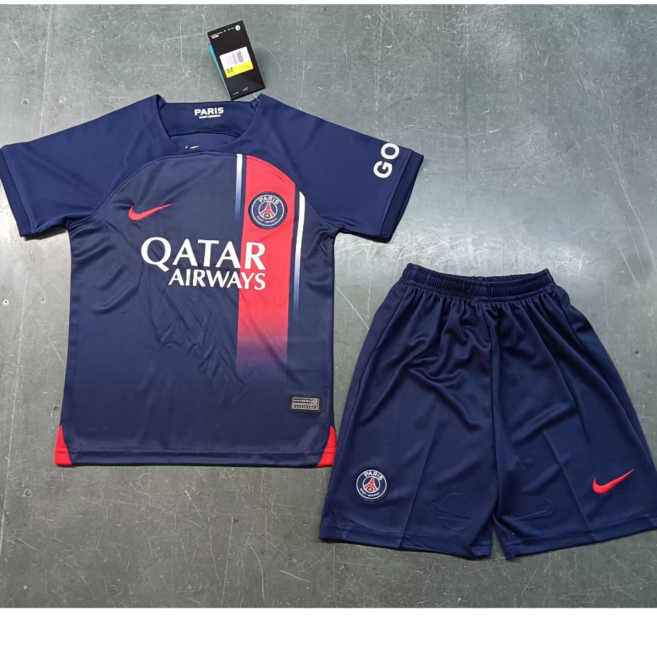 PSG Entreno 23/24 - Azul - Camiseta Fútbol Niño