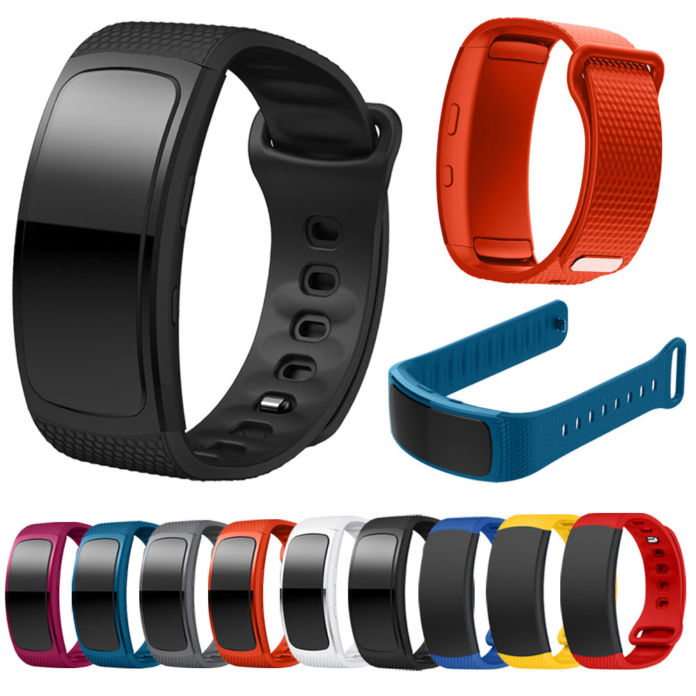 Correa De Reloj Para Samsung Gear Fit 2 Pro Pulsera Deportiva De Silicona Fit2 SM R360 Impermeable Tamano L S Shopee Colombia