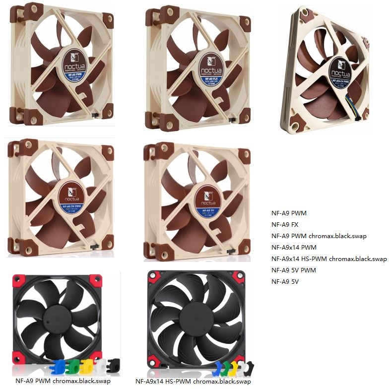 NOCTUA NF-A9 A9x14 Ventilador De 92mm PWM FLX 5V HS-Para Cajas Y ...