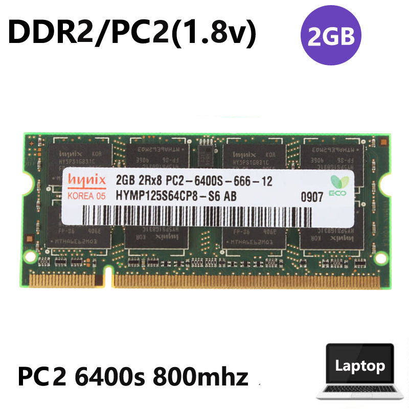 2GB/4GB (2pcs 2GB) PC2 5300s PC2 6400s DDR2 667mhz 800mhz 200Pin